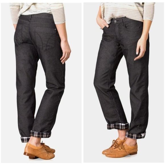 Prana Denim - ⬇️PRANA Lined Boyfriend Jean Pants Size 2/26 Plaid